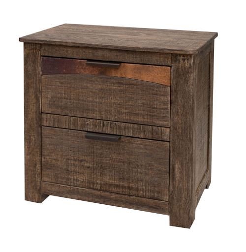 Blackburn - Nightstand - Charred Brown