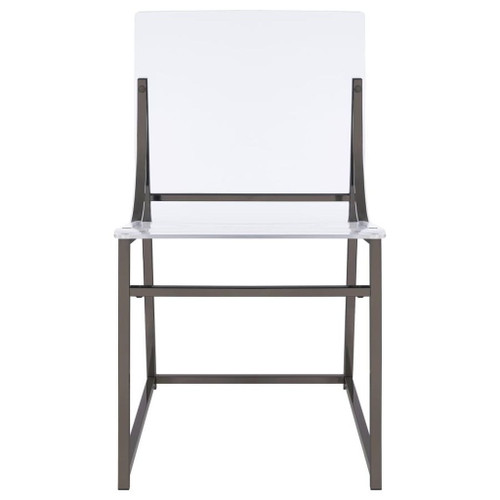 Adino - Acrylic Dining Side Chair (Set of 2) - Clear