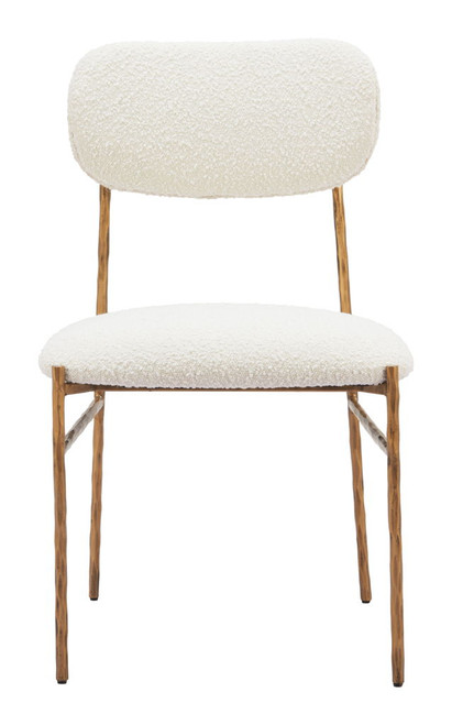 Sydhavnen - Dining Chair - Cream / Gold
