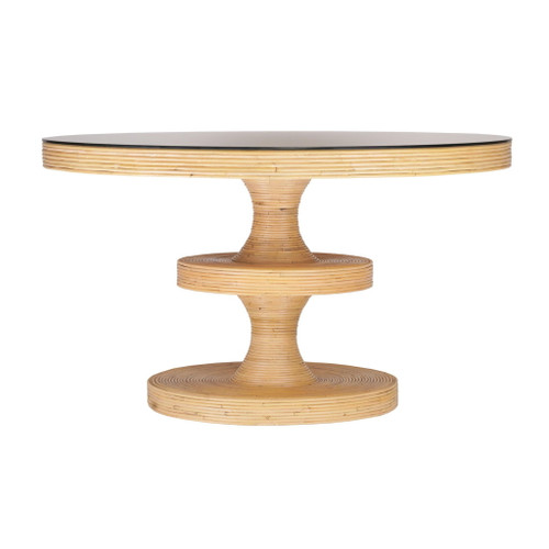 Apollonia - Rattan Round Dining Table - Natural Apollonia - Rattan Round Dining Table - Natural
