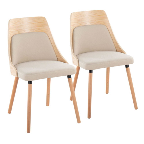 Anabelle - Chair (Set of 2) - Natural Base