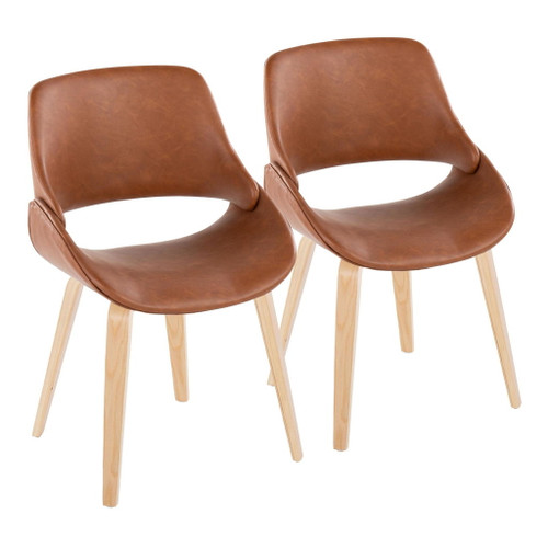 Fabrico - Chair (Set of 2) - Natural Legs