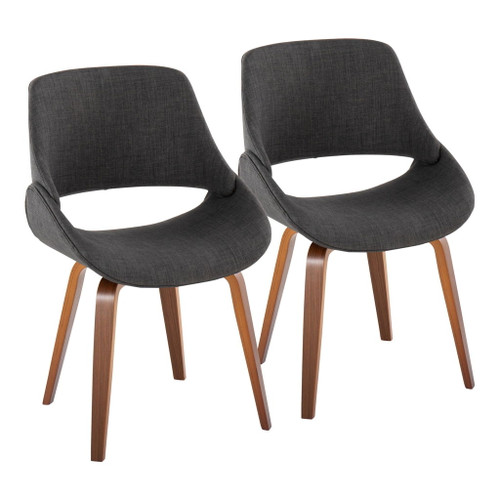 Fabrico - Chair (Set of 2) - Walnut Legs