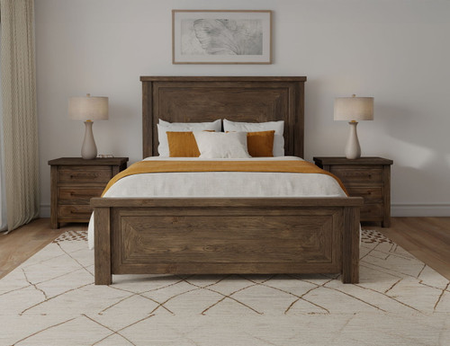 Novus Lodge - Nightstand - Walnut Brown