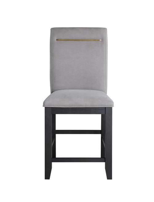 Yves - Counter Chair (Set of 2) - Gray