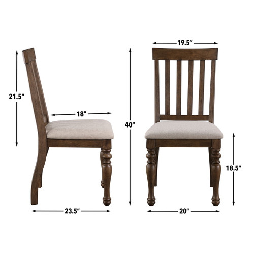 Joanna - Side Chair (Set of 2) - Brown