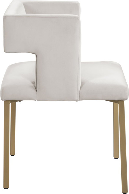 Caleb - Dining Chair with Gold Legs (Set of 2)