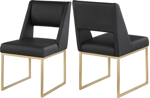 Jayce - Dining Chair Set, Gold Base