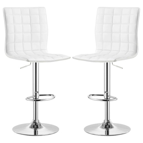 Ashbury - Slim Upholstered Adjustable Bar Stools (Set of 2)