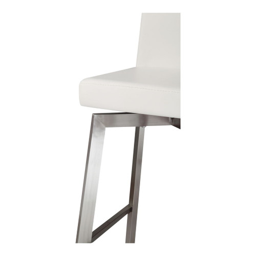 Giro - Swivel Counter Stool - White