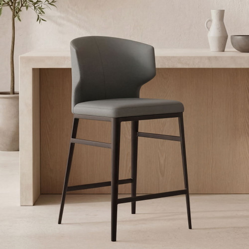 Delaney - Counter Stool - Gray