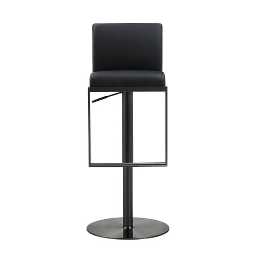 Amalfi - Black Steel Barstool - Black