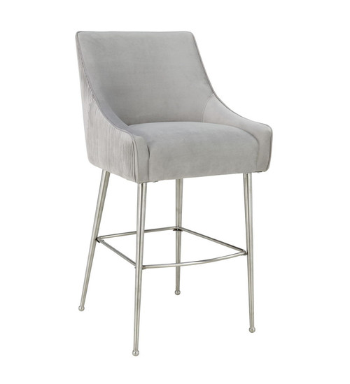 Beatrix - Pleated Velvet Stool Beatrix - Pleated Velvet Stool