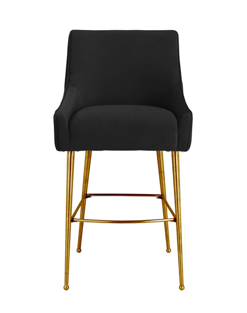 Beatrix - Pleated Velvet Stool