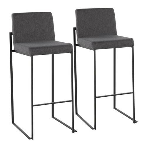 Fuji - High Back Barstool (Set of 2)