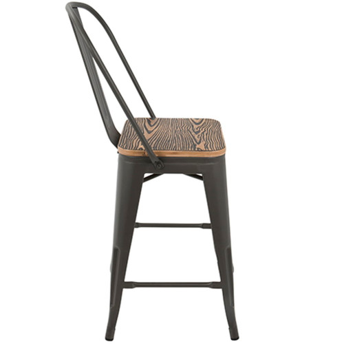 Oregon - High Back Counter Stool Set