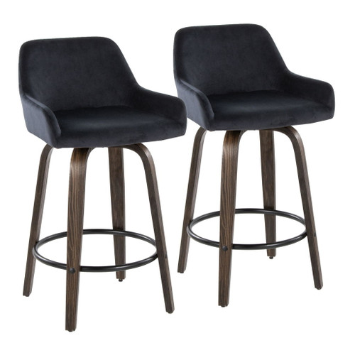 Daniella - 26" Fixed-Height Counter Stool (Set of 2)