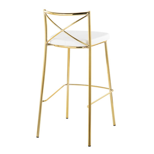 Modern Charlotte - 30" Fixed-Height Barstool (Set of 2)