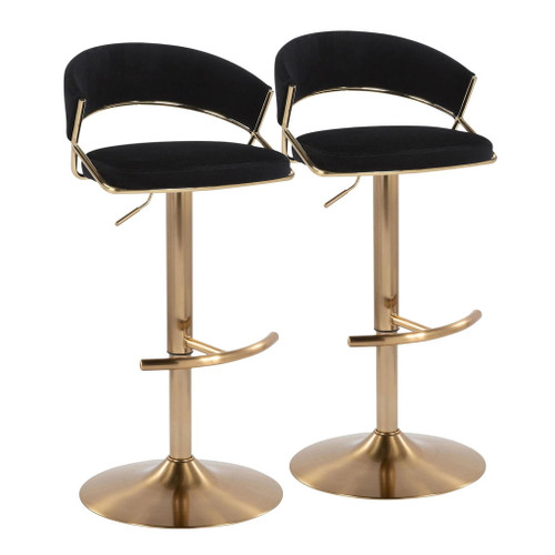 Jie - Adjustable Barstool (Set of 2)