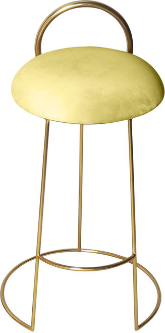 Ring - Counter Stool with Gold Legs