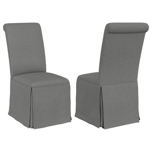 Shawna - Upholstered Skirted Parson Dining Side Chair (Set of 2)