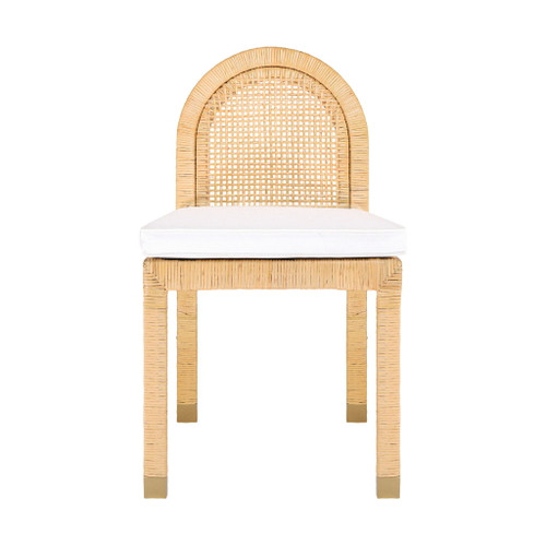 Amara - Rattan Arched Back Dining Chair - Natural