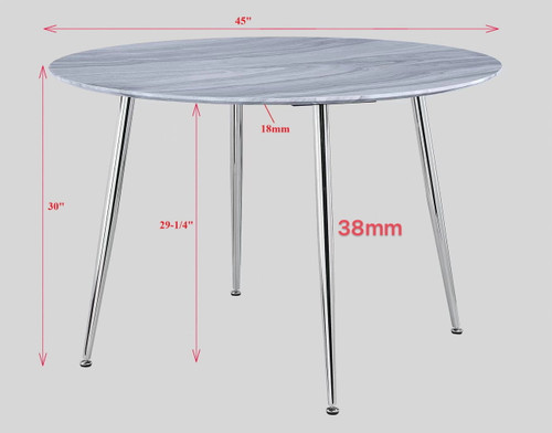Tola - Dining Table - Gray