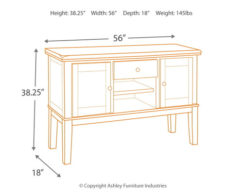 Haddigan - Dark Brown - Dining Room Server