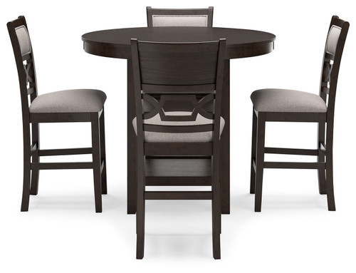 Langwest - Brown - Dining Room Counter Table Set (Set of 5)