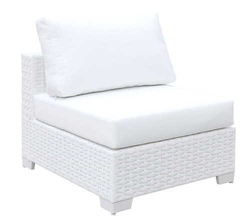 Somani - Armless Chair - White