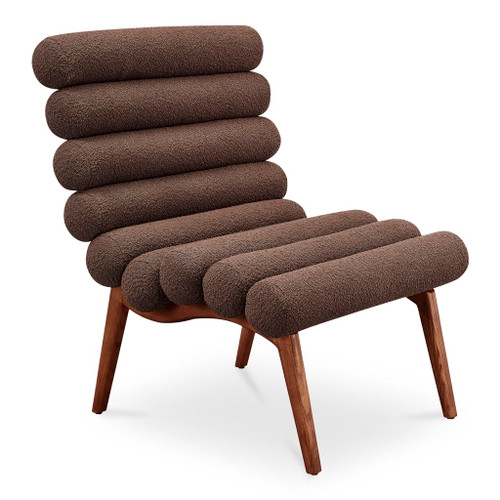 Arlo - Performance Fabric Accent Chair - Deep Brown