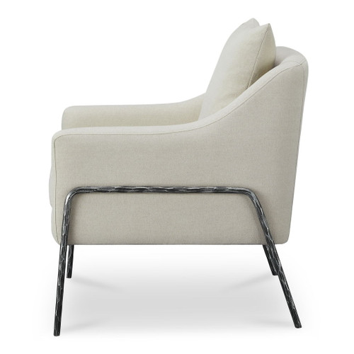 Archer - Accent Chair - Oat Linen Blend