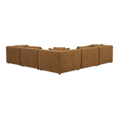 Lowtide - Classic L Modular Sectional - Amber Glow