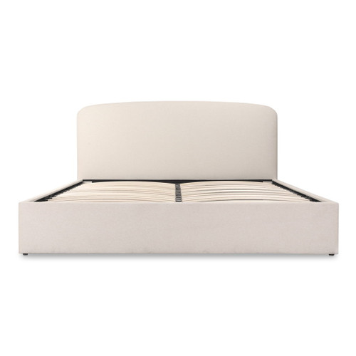 Joan - Queen Storage Bed - Cream