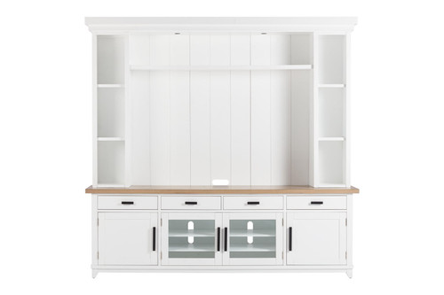 Dover - Entertainment Center - White