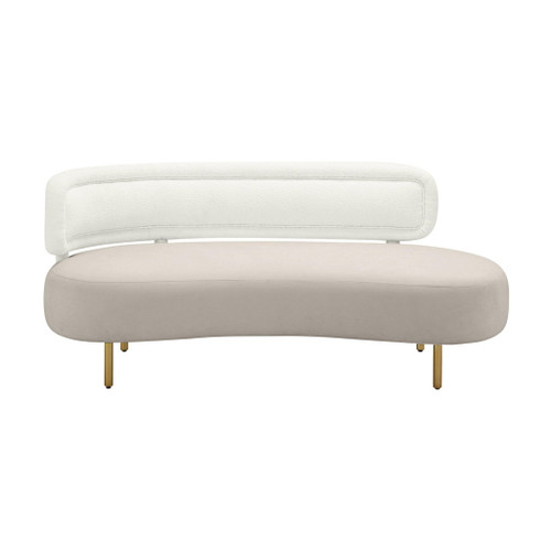 Tischa - Boucle Velvet Sofa