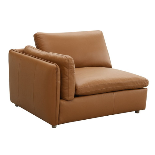 Brighton - Modular Left Facing Arm Chair - Brown Top Grain Leather Brighton - Modular Left Facing Arm Chair - Brown Top Grain Leather