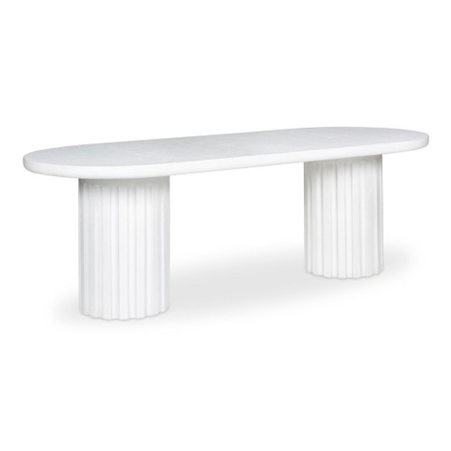 Eris - Outdoor Dining Table - White