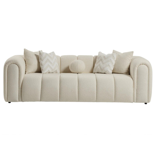Bella Ivory Boucle Sofa by Mid and Mod