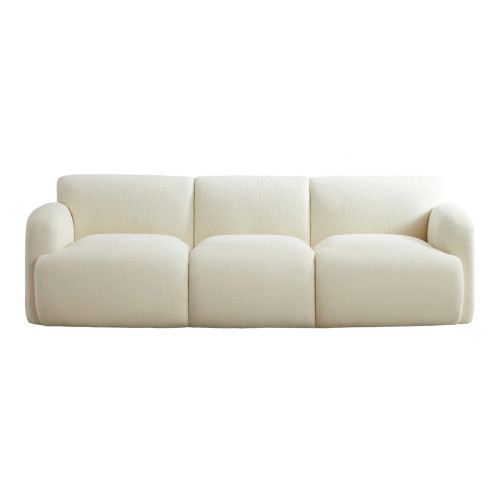 Sonomo Cream Boucle Sofa by Mid and Mod