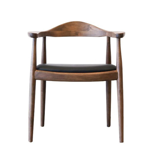 Freya Leather Dining Chair by Mid and Mod