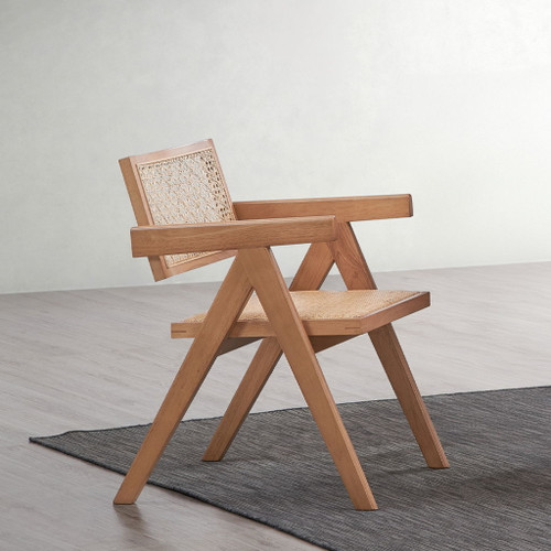 Velentina - Arm Chair (Set of 2) - Rattan & Natural