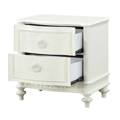 Dorothy - Nightstand With 2 Drawers - Ivory