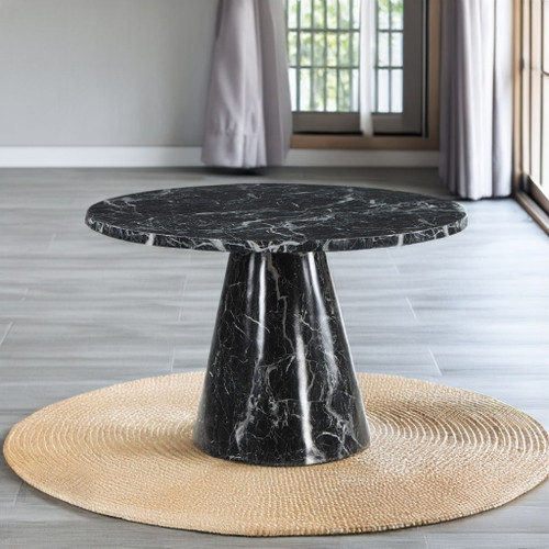 Hollis - Dining Table With Engineered Stone Top - Engineered Stone