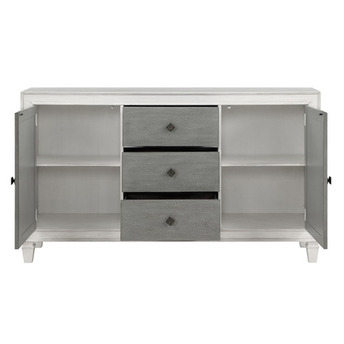 Katia - Server - Rustic Gray & Weathered White