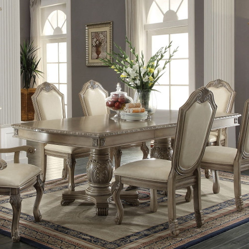 Chateau De Ville - Dining Table - White