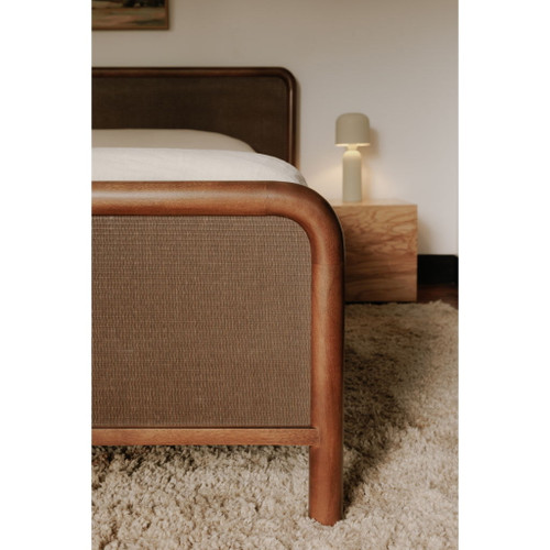 Rye - King Bed - Warm Brown