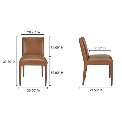 Calla - Dining Chair (Set of 2) - Brown