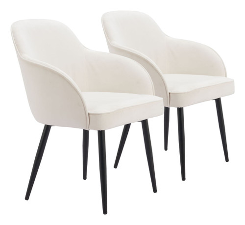 Jolie - Dining Chair (Set of 2) - White Jolie - Dining Chair (Set of 2) - White