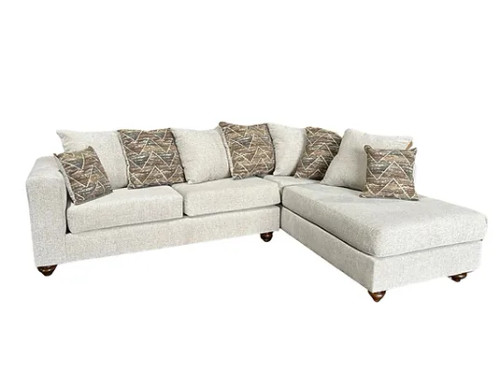 Decora L Shaped Sectional in Fabric